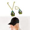 Elegant Hat Chain/Pendant Unique Metal Hat Decoration Pin Creative Cartoon Brooch Lapel Pin for Fashionable Attire