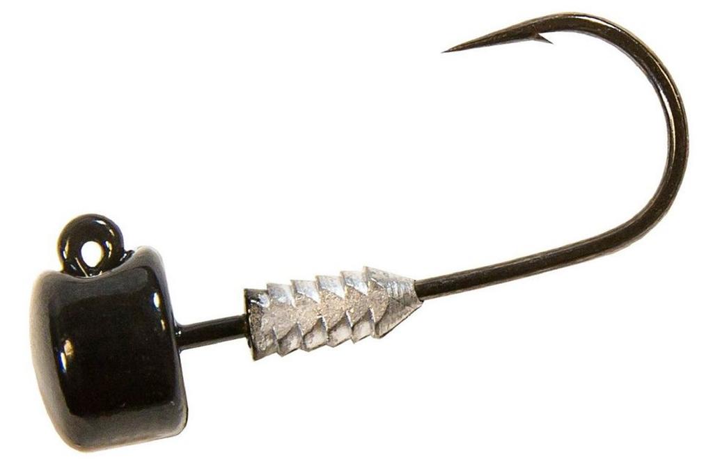 Tackle Tactics TT Nedlockz HD Jig Head Black 1/6 Oz 1 5/pack (7458)