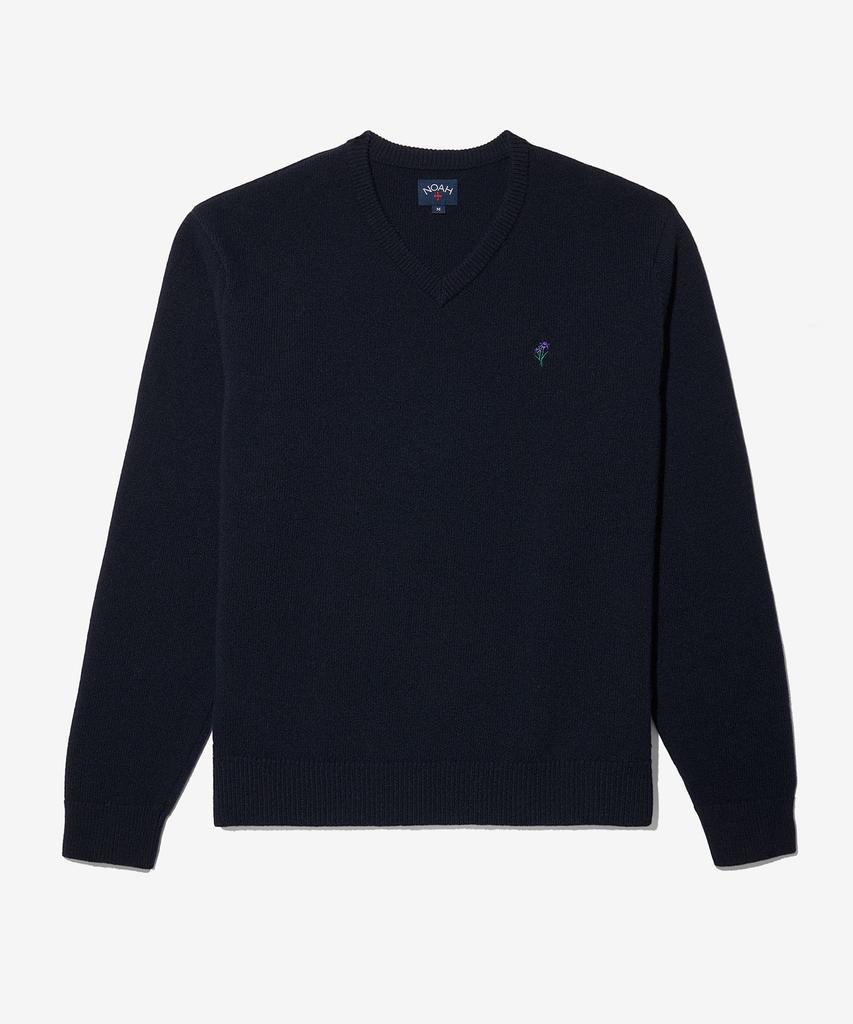 Noa (U) V-Neck Merino Sweater Navy