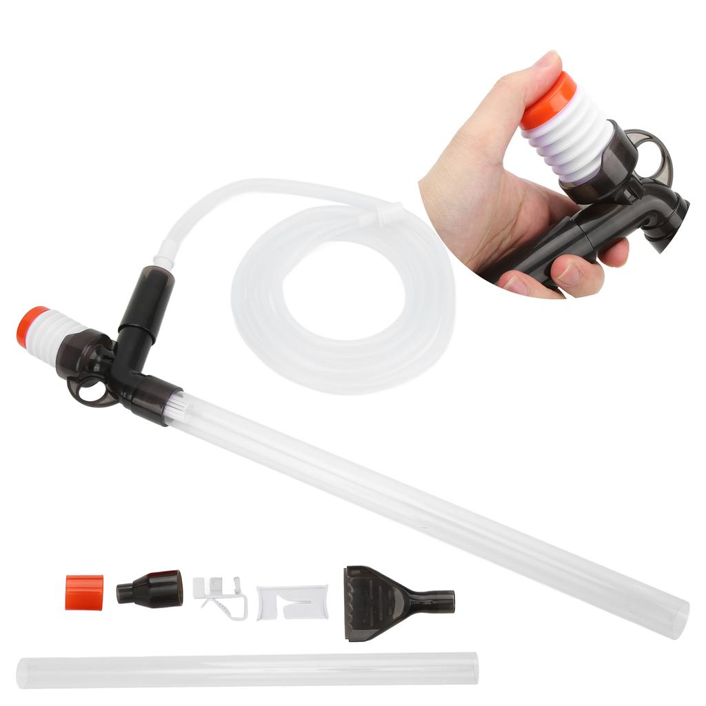 Fish Tank Gravel Cleaner Pneumatic Universal Quick Plastic Aquarium Water Changer with Air Pressure