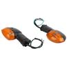 2pcs Motorcycle Rear Turn Signal Light 12V 10W ABS Heat Resistant Replacement for YZF R1 R6 R125 R25 R3Tawny