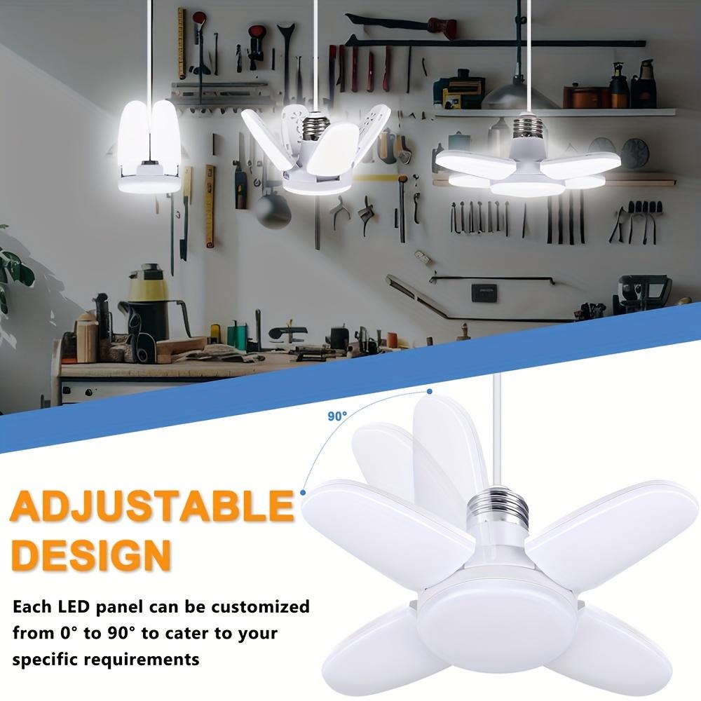 1/2 шт. светодиодных лампочек Mini Fan Blade, 38 Вт, светодиодные лампы для гаражных светильников Hight Lumen, потолочные светодиодные лампы с регулируемыми панелями, светодиодные светильники для магазинов, для гаража, сарая