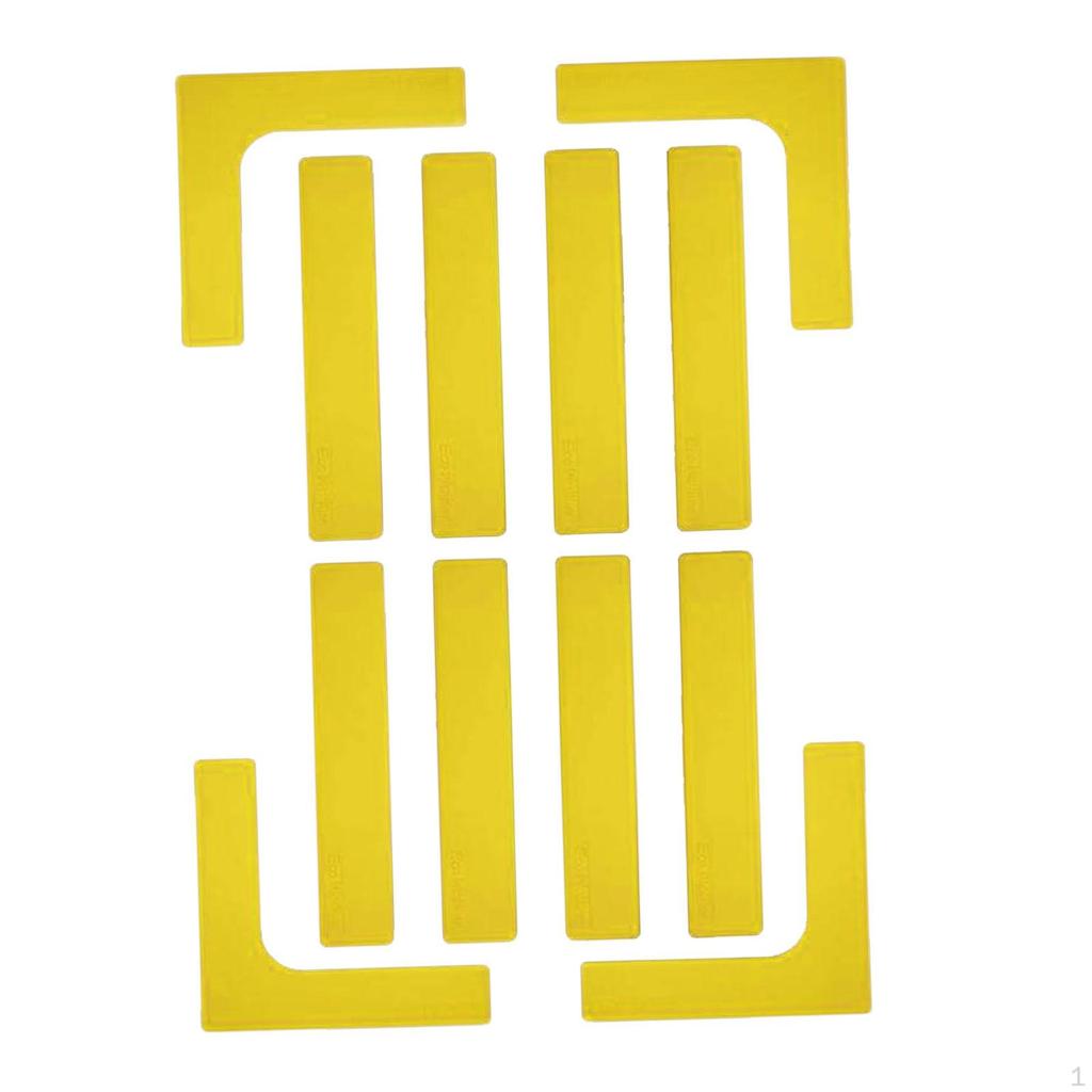 Pickleball Court Line Marker Set Lines Marking Accessory Multifunction Tennis Border Markers