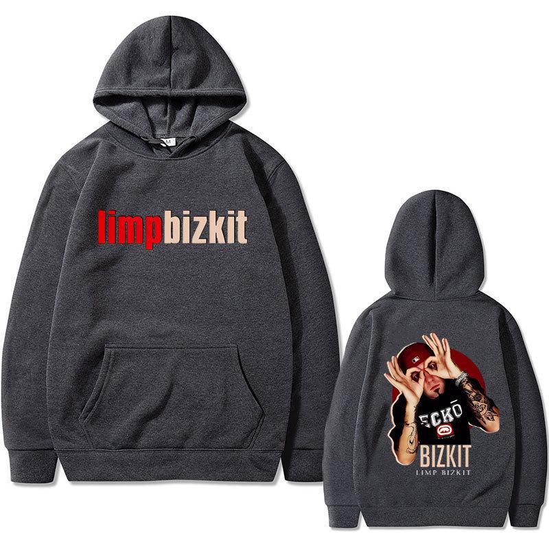 Европейский размер Худи Limp Bizkit с двусторонней печатью