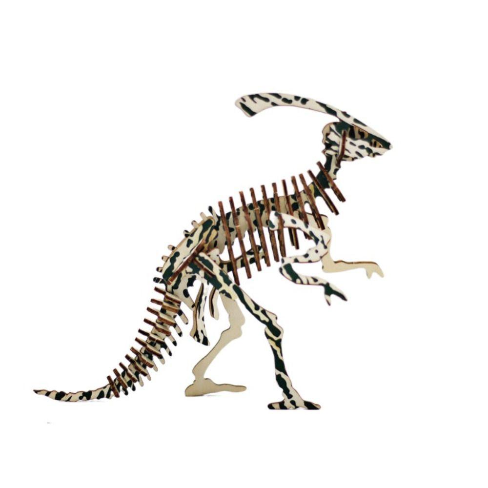 Deinonychus 3D Деревянный Динозавр Пазл Диплодок Тираннозавр Пазл Детский Сад