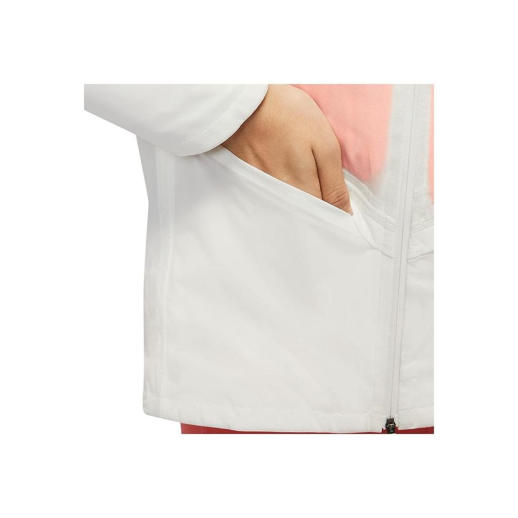 Nike Lightweight Down Jacket With Wind Protection Women Outerwear Sail-White Atomic-Orange DD6420-133