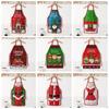 2023 Christmas Aprons Santa Claus Snowman Home Kitchen Apron Merry Christmas Decor for Home Xmas Ornaments 2024 Happy New Year