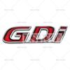 3D GDi Car Trunk Zinc Alloy Adhesive Badge Emblem Rear Body Tailgate Adhesive Badge for Hyundai Sonata IX35 Tucson Elantra XX5