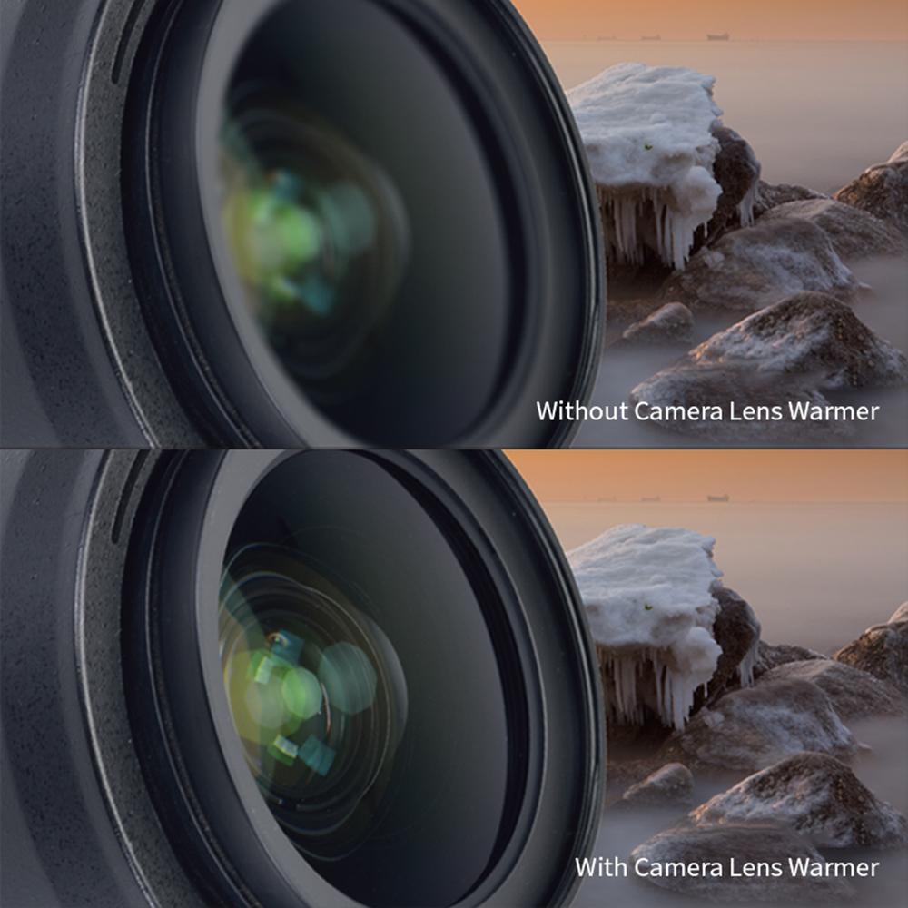PRO TANLE USB-нагреватель объектива 290 мм/11,4 дюйма, подогреватель объектива камеры, 3 уровня температуры, быстрый равномерный нагрев для