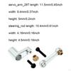 28T Servo Arm for RC Car, Steering Linkage, High-performance Aluminum Accessories 1:24 Scale