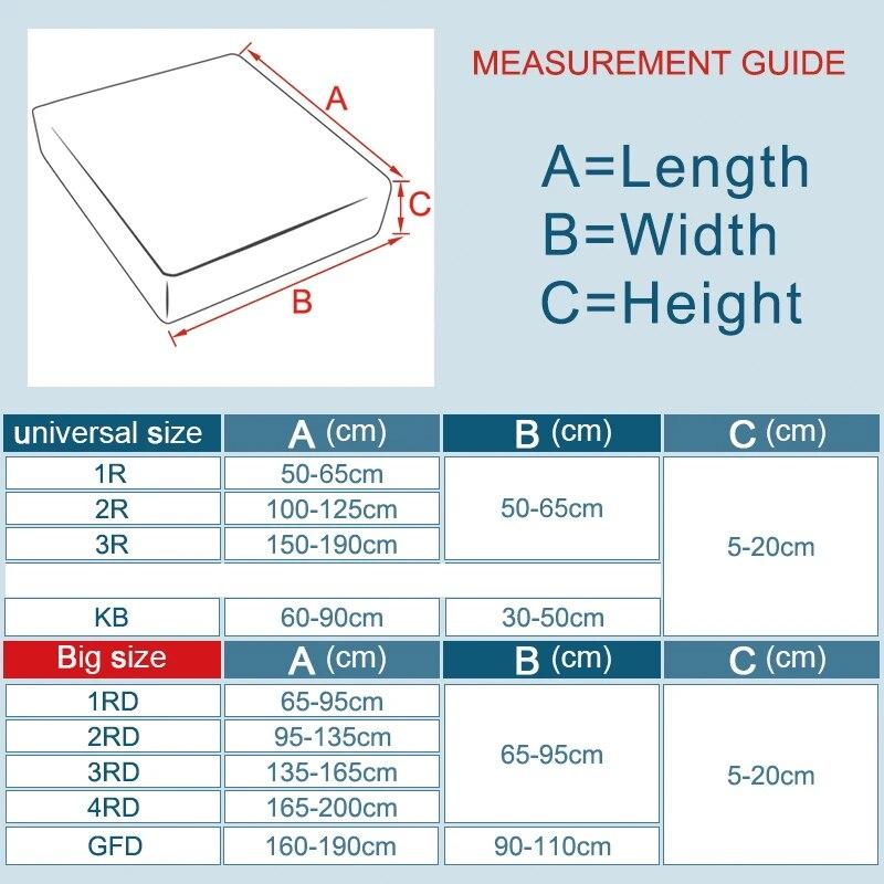 Waterproof Pu Stretch Sofa Cover Elastic Corner Couch Protector Plain Living Room Furniture Cover