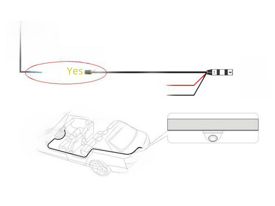 Ford Focus Classic Sedan HD камера ночного видения заднего вида