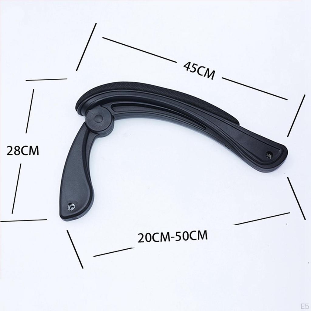 1 Pair Office Chair Adjustable Arms, Armrests with Pads for Most Gaming Swivel Chairs, Easy