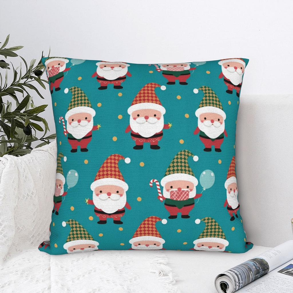 Y2K Sofa Christmas xmas Santa Claus Decorations Pillowcase Merch Pillow Covers Zippered Multiple Sizes