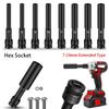 1 шт. Электрический шестигранный стандартный гаечный ключ, ударный гайковерт, адаптер для головки торцевого ключа