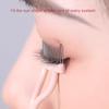 Расческа для ресниц Ультратонкая расческа со стальной иглой Маленькая расческа для бровей Складная спиральная расческа для ресниц