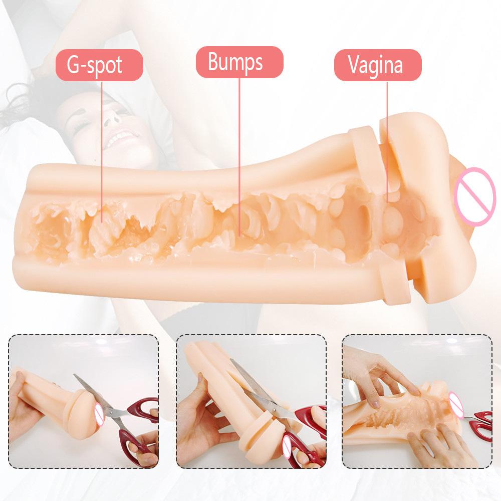 Man Masturbation Cup Sex Toy for Adults, Pleasant Aircraft Cup Vagina Pussy Vaginator, Endurance Exercise Training Sex Tool