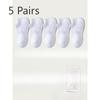 5 пар женских летних тонких универсальных однотонных сетчатых дышащих носков-лодочек 7A с антибактериальным дезодорирующим эффектом