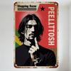 Винтажная металлическая жестяная вывеска 'Stepping Razor' Ретро Пропагандистский плакат с иллюстрацией мужчины для домашнего бара Мужской уголок Декор