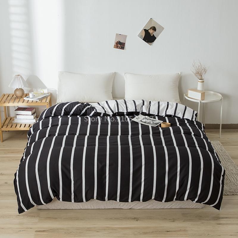 Новый белый пододеяльник с застежкой-молнией, чехол с принтом листьев дерева, пододеяльник 150x200 см, 180x220 см, 200x230 см, 220x240 см, размер 1 шт.