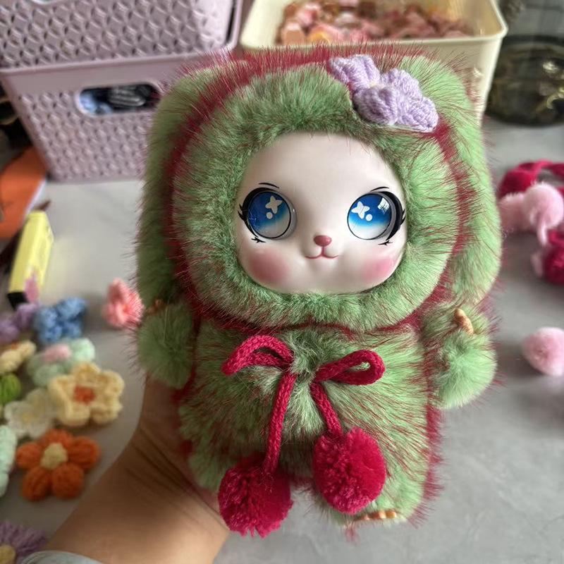 Милый Kawaii Силиконовый Кролик Кукла Подвеска Плюшевый Брелок и Украшение для Сумки