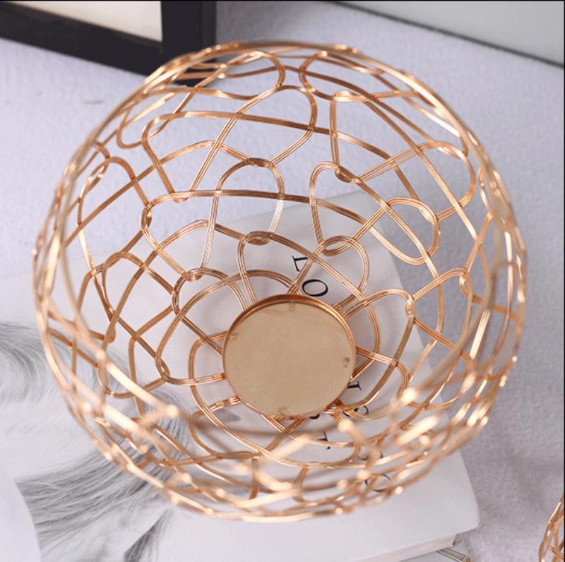 3pcs/set Nordic Style Romantic Candlestick Iron Geometric Candle Holders Home Decoration Metal Craft