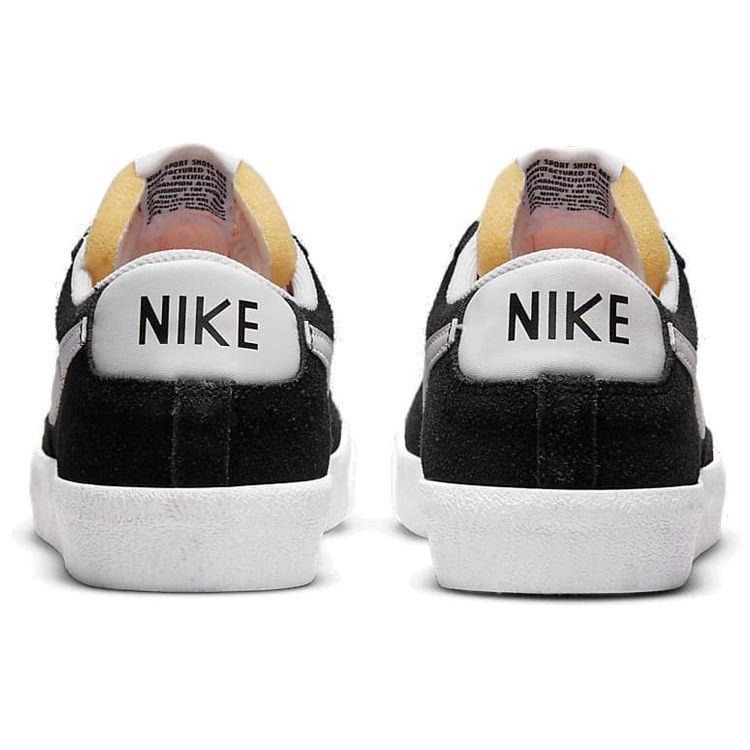 Nike Blazer Low 77 Замшевые черно-белые мужские кроссовки DA7254-001