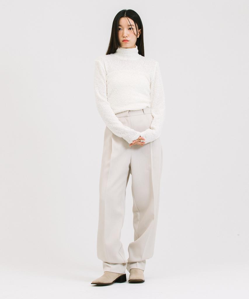 NEBELEVERYWEAR Однотонные брюки из твила со складками (2 цвета)