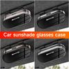 JVC4   Car Sun Visor Organizer Glasses Ticket Card Box For Mercedes Benz AMG W203 W206 W220 W205 W211 W212 W201 W168 W169 W167 GLC GLA