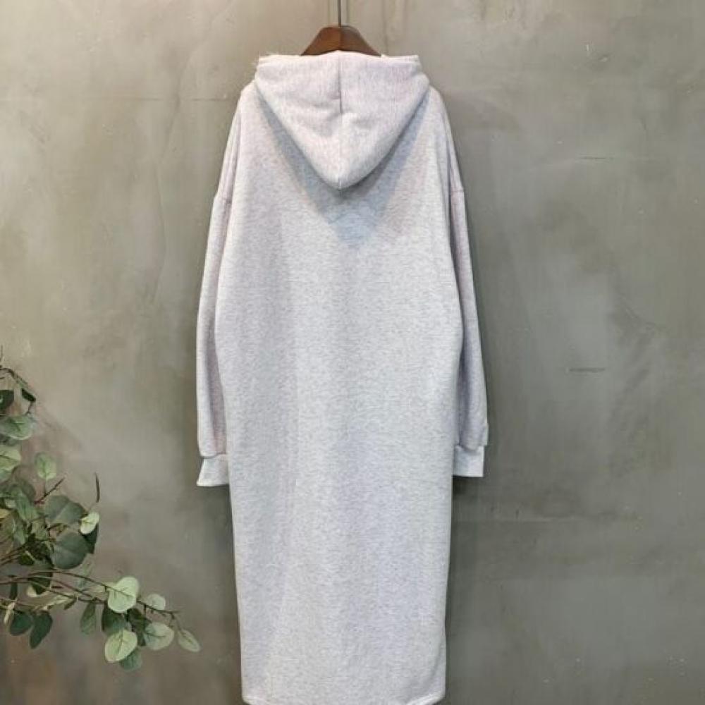 C S In The Room Women S Hooded Long Sleeve dreSS With letterIng prInt 3 ColorS