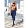 2026 New High-Waisted Hip-Hugging American Style Women's Plus Size Stretch Skinny Washed Jeans