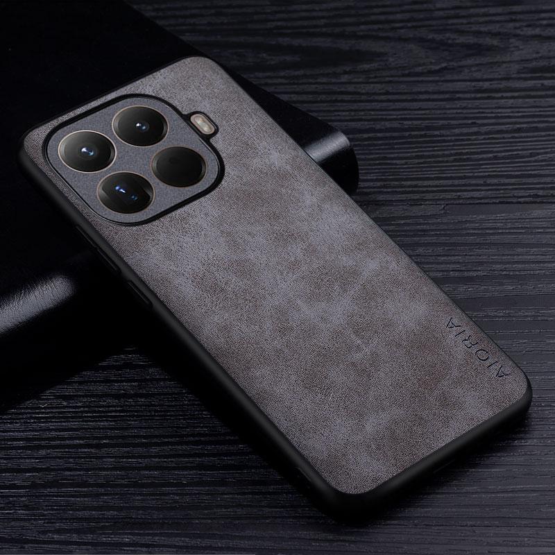 Премиальный чехол из ПУ кожи для Xiaomi 15T Pro 15 Ultra, устойчивый к царапинам, однотонная крышка для Xiaomi 15T Pro cape funda