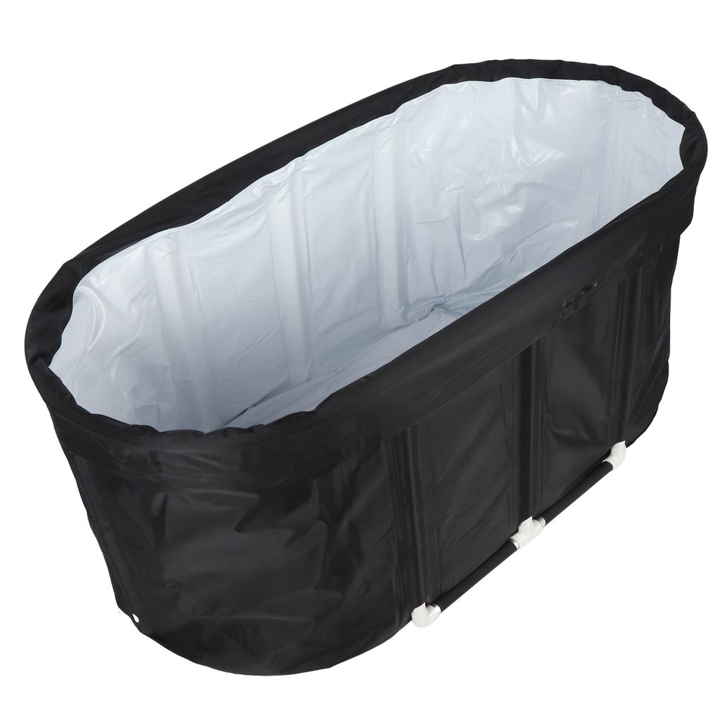 Ice Bath Tub Athlete Leakproof Relieve Muscle Soreness Portable Folding Oval Cold Water Therapy