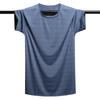 Мужская сетчатая футболка из ледяного шелка большого размера 8XL 9XL, летние дышащие топы с короткими рукавами, мужская быстросохнущая футболка, футболка для бега, футболка
