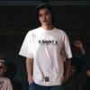 Unisex Oversized Cotton Tee With Bold Letter Print Streetwear Short Sleeve T-Shirt