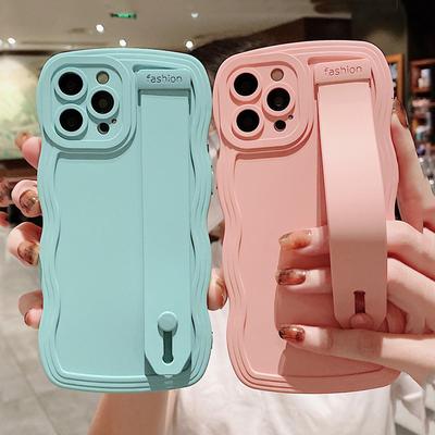 Чехол для телефона с фигурным волнистым ремешком для Iphone 14 13 12 11 Pro Max Xr Xs Max Xs 13pro 11 14 Plus, противоударный бампер, мягкая задняя крышка