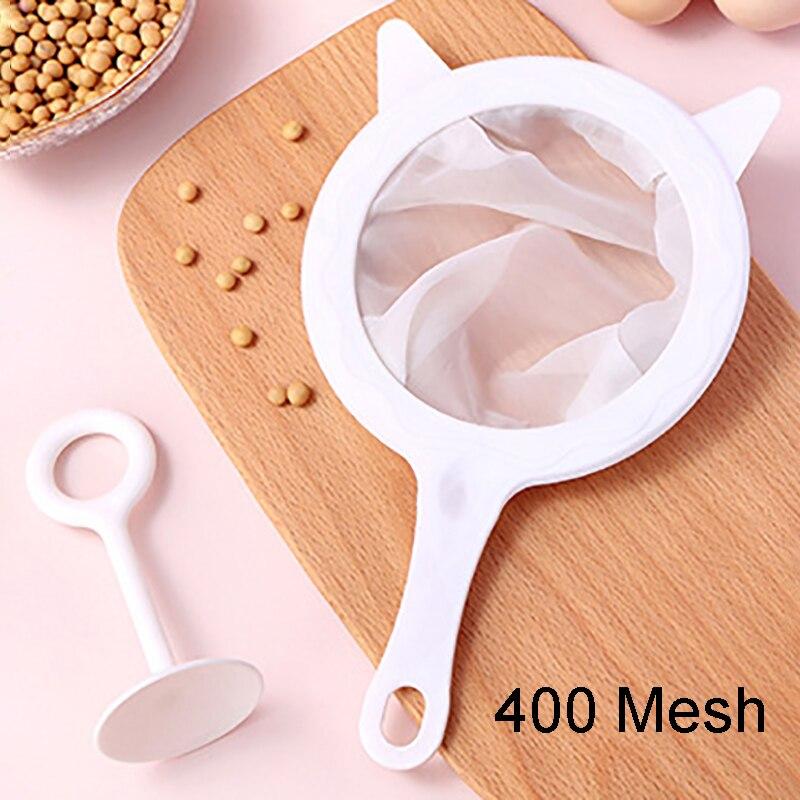 1 шт. многоразовый нейлоновый фильтр, сетчатое сито, ложка, очень тонкий дуршлаг, сетчатое сито для медового сока, соевого молока, кофе, йогурта, фильтры