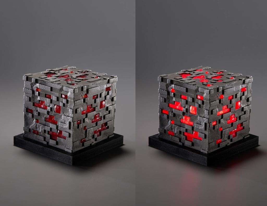 Minecraft Real Life Replica Redstone Ore Light Up