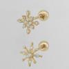 Youngglow 14k Snowflake Piercing (2type)