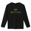 Alien Lover s Kids UFO Abduction Believe T Shirt vintage Washed streetwear Top For Everyday Wear Slightly homme Soft