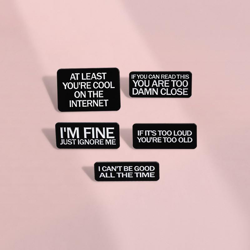 And Fun Fashionable Alloy Cartoon Character Brooch For Unique Style And Expression Personal