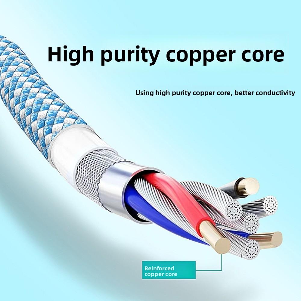 Двойной изгиб 180 градусов Кабель для передачи данных 66 Вт Угловой кабель для передачи данных Вращающийся кабель для зарядки телефона Зарядка телефона