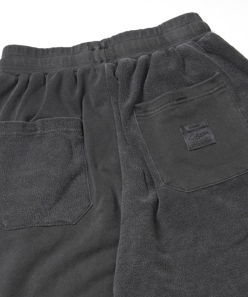 STIGMA Docking Insideout Pigment Super Wide Jogger Pants Charcoal