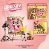 Sembo Block Building Blocks Spongebob Squarepant Creative Art Frame Puzzle Building Blocks Toys Anime Birthday Gift