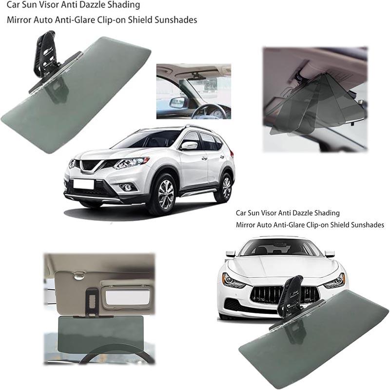 Car Sun Visor Extension with Polarized Glare Protection, Polarized Sun Visor Sunshade Extender for Car, Universal Anti-Glare Sun Visor Extender