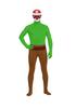 Костюм-комбинезон с 3D-печатью Super Mario для косплея на Хэллоуин - Унисекс для взрослых и детей