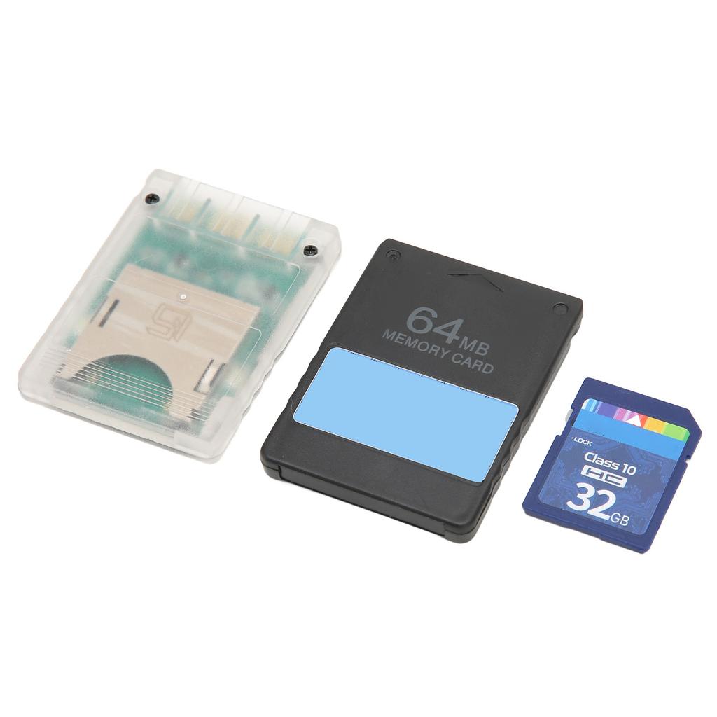 Адаптер для карты консоли Plug and Play Устройство для чтения карт памяти с картой памяти 32G 64MB FMCBV1.966