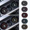 VW Valve Stems Caps Car Sticker For VW Volkswagen Jetta MK5 Golf 2PCS Car Coasters Water Cup Slots Non-Slip Mat Waterproof Cup Pad
