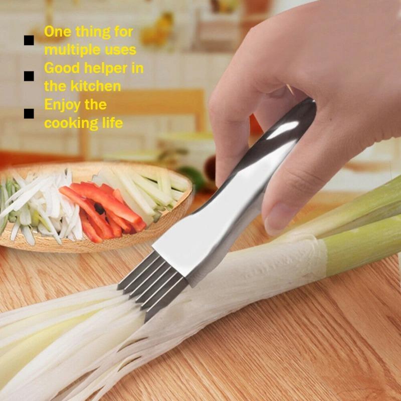 1/2/3Pcs Sharp Spring Onion Peeler Fruit Shredded Vegetable Tool Slicer Graters Onion Cutter Kitchen Gadgets
