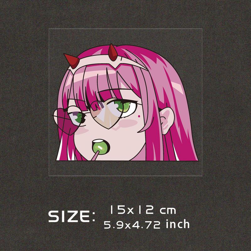 Anime secondary JDM reflective car stickers waterproof body cover marks stickers decorative car stickers accessories
